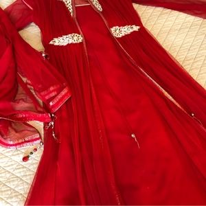 Pakistani/Indian Red Indian Anarkali dress